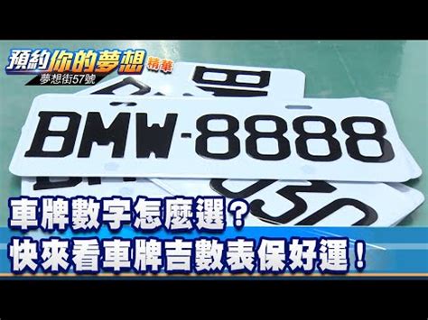 車牌 吉利數字|好運車牌號碼選購指南：解讀車牌數字的吉利寓意 